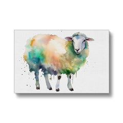 Abstract Sheep Water Painting Canvas