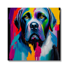 Flamboyant Dog Painting Canvas