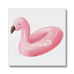 Flamingo Lifebuoy Canvas