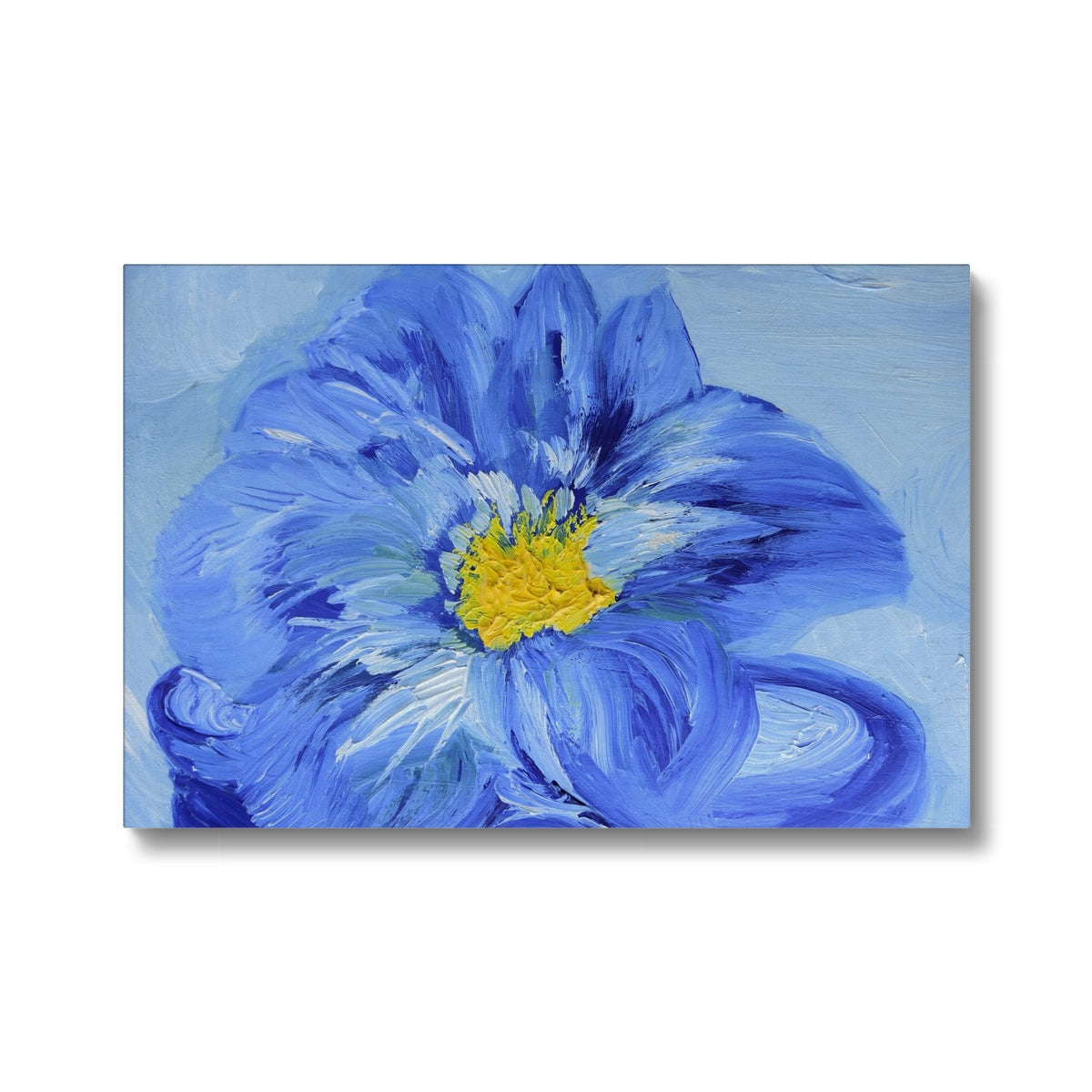 Amazing  Blue Flowers Canvas