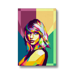 Abstract Taylor Swift Illustration Canvas