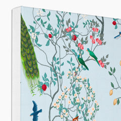 Sparrows & Peacocks Chinoiserie Wall Art Canvas