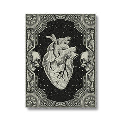 Heart & Skull Canvas