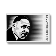 Iconic Art Of Martin Luther King Canvas