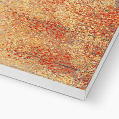 Orange Forest Wall Art Canvas