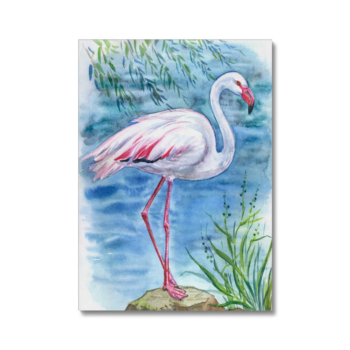 Angelic Flamingo Painting Canvas