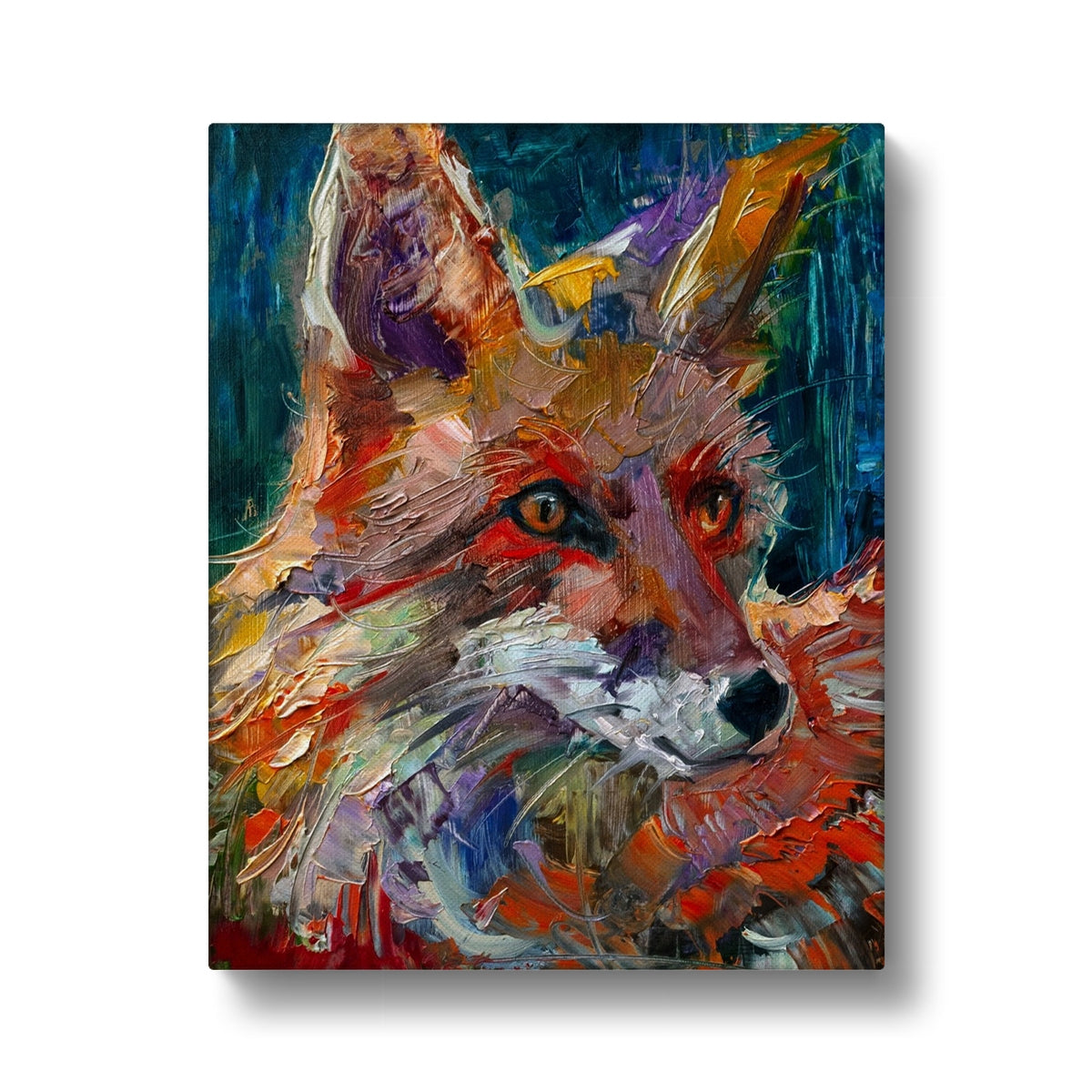 Ethereal Fox Portrait Canvas