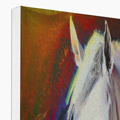 Flamboyant Horse Portrait Canvas