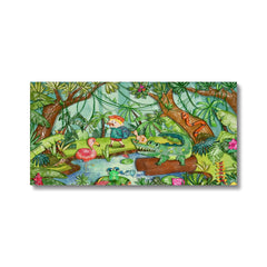 Kid In Jungle Canvas