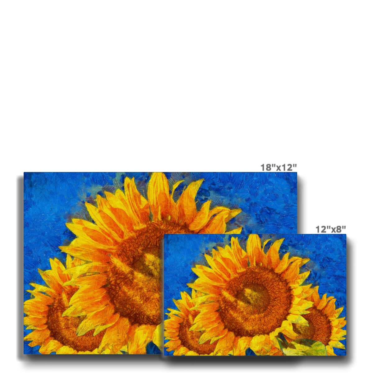 Sunflowers , Van Gogh Style Painting Canvas