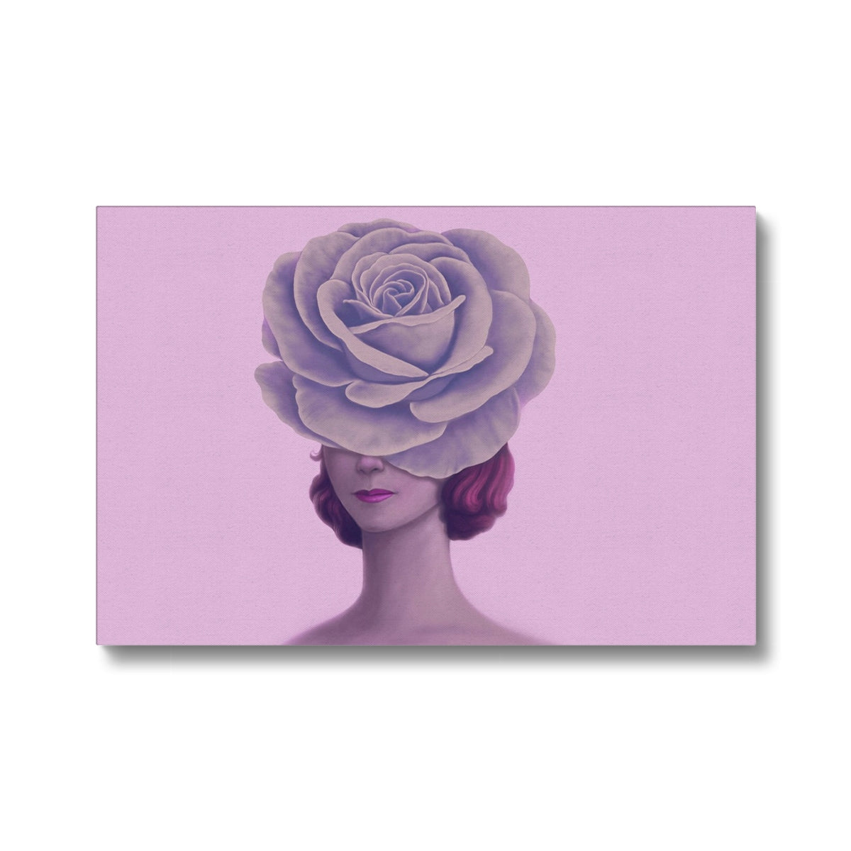 Princess & Rose Flower Canvas