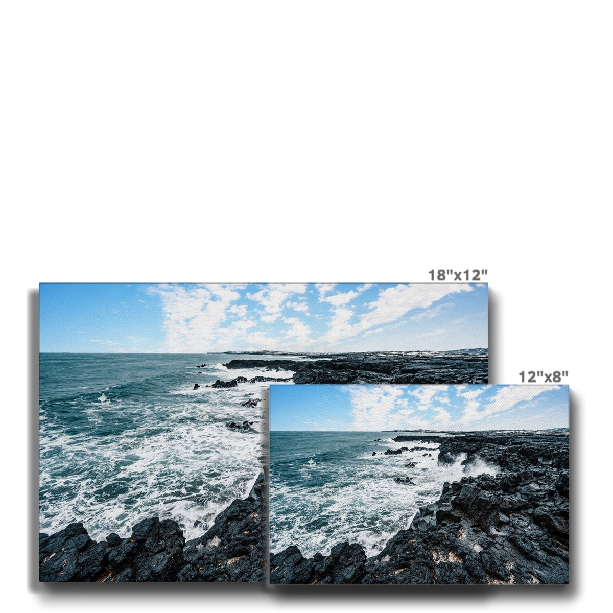 Majestic Brimketill Lava Rock Pool Canvas