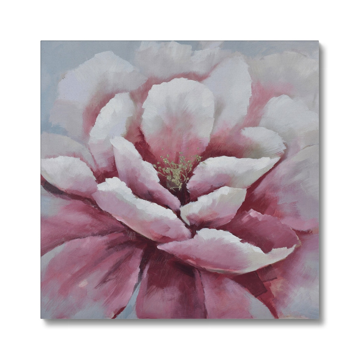 Charming Pink Flower Canvas