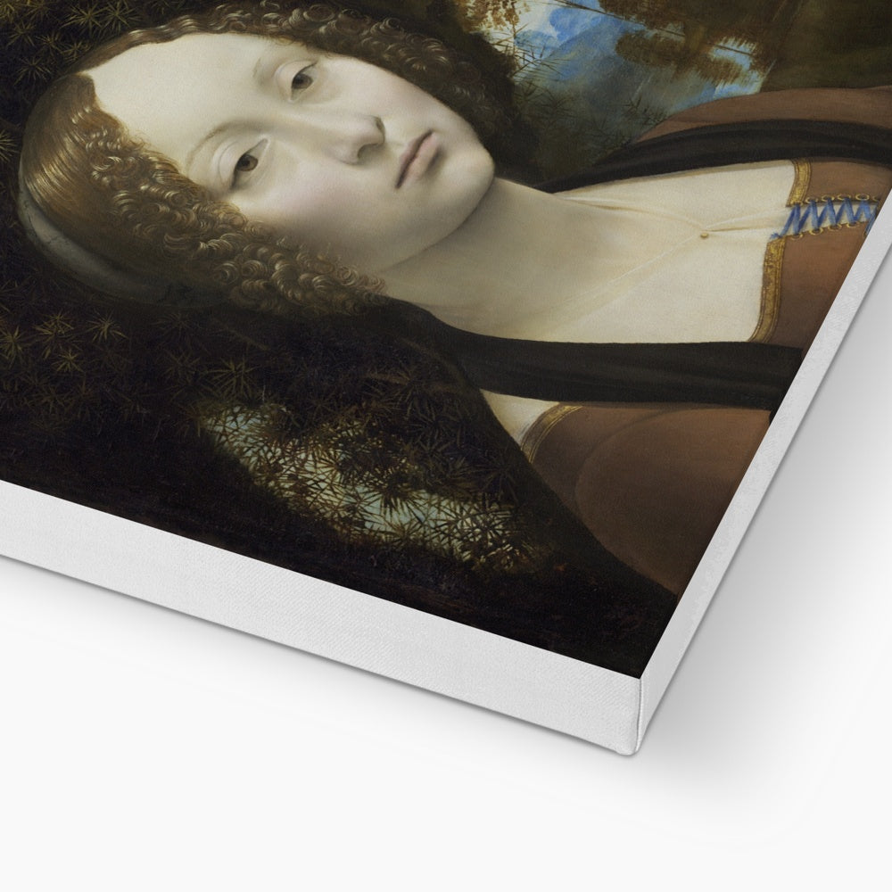 Ginevra de Benci  , Leonardo Da Vinci  Canvas