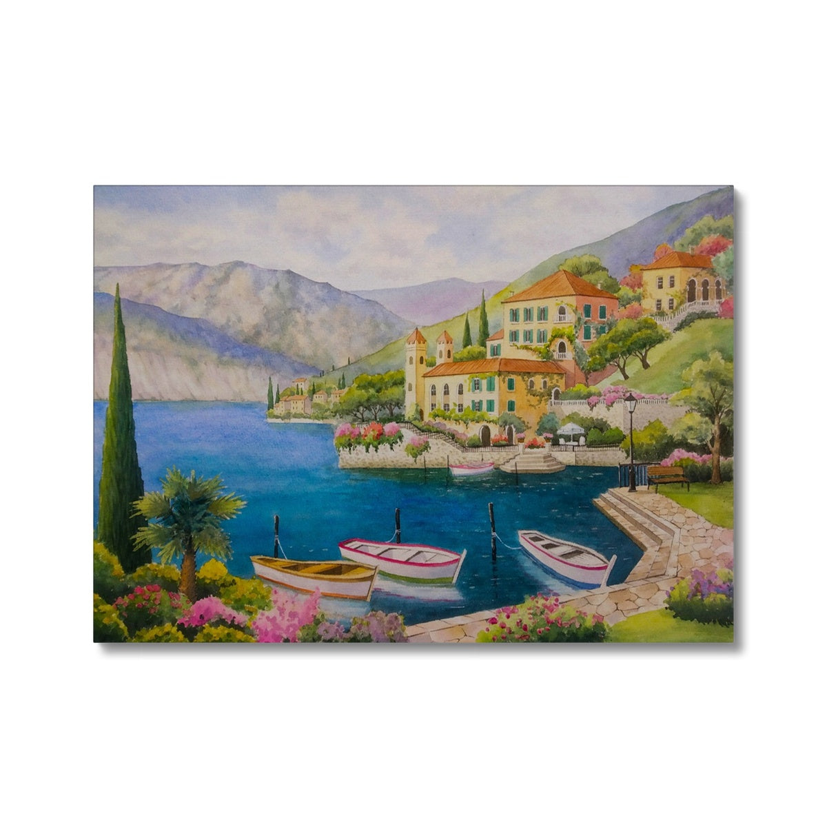 Elegant Painting Of Lake Canvas