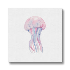 Colorful Jelly Fish Painting Canvas