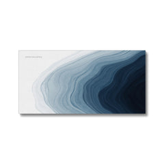 Blue Abstract Ocean Art Canvas