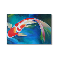 Ethereal Koi Fish Painting Canvas