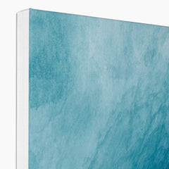 Light Blue Abstract Art Painting Canvas