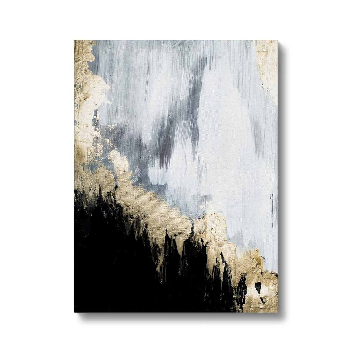 Black, Grey & Gold Painting Canvas