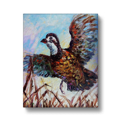 Flying Sparrow Canvas