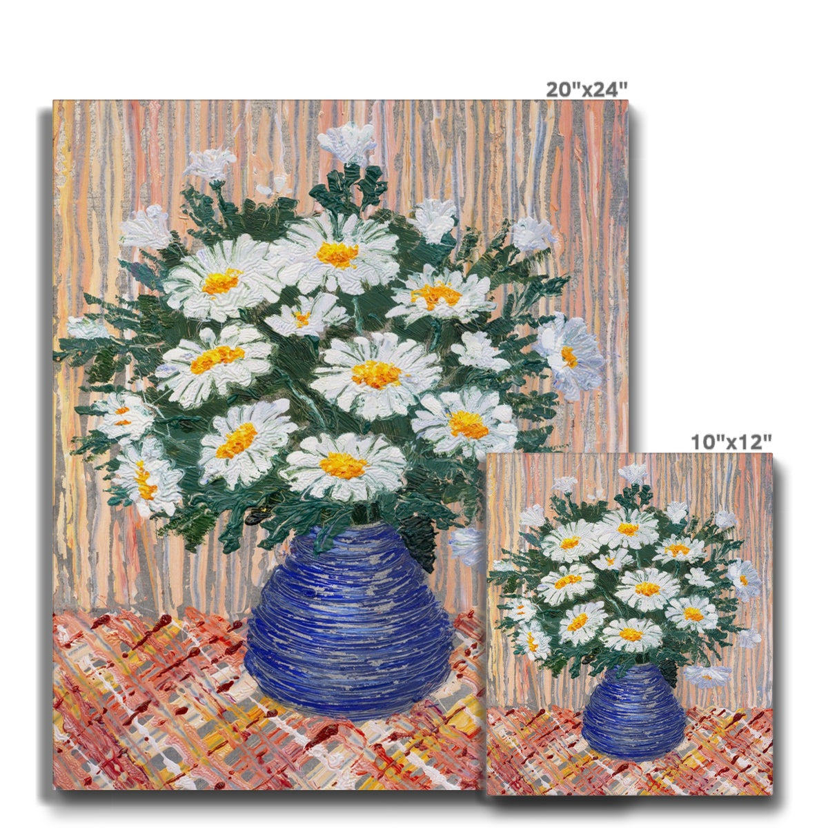 Van Gogh Style Vase Flower Painting II Canvas