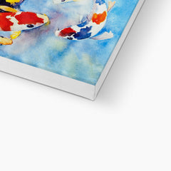 Koi Fish Family Portrait Canvas