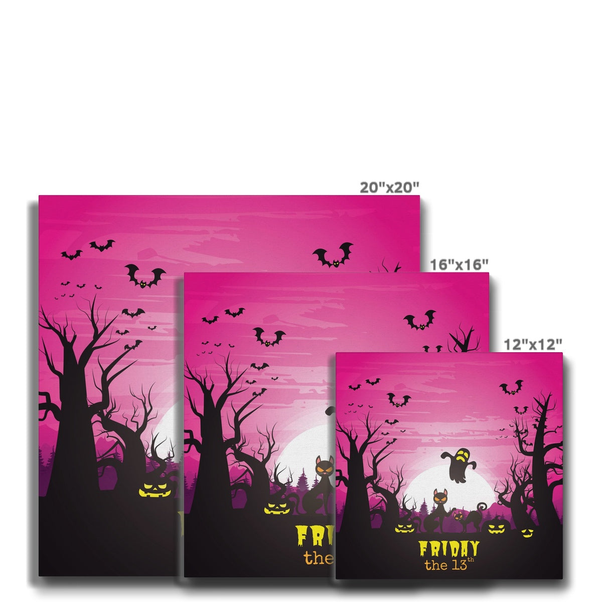 Spooky Friday The 13th Art Canvas