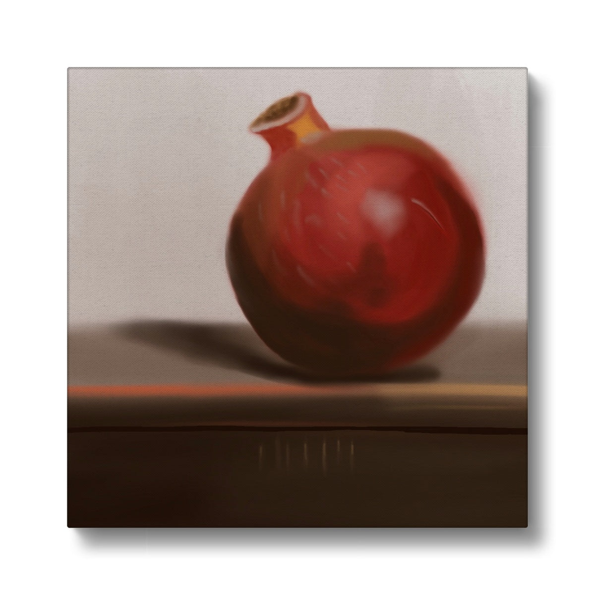 Lone Pomegranate Painting Canvas