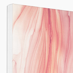 Pink Vibrant Abstract Art Canvas