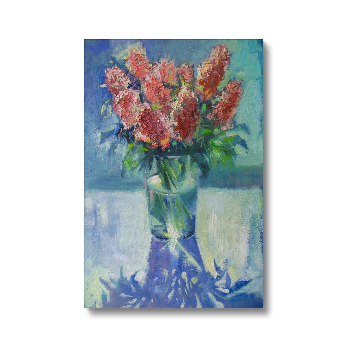 Van Gogh Style Vase Flower Painting I Canvas