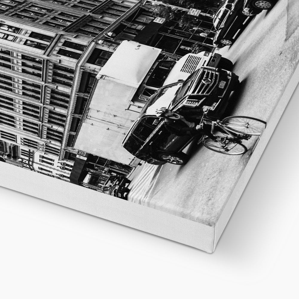 Black & White New York Coliseum Canvas