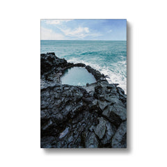 Amazing Brimketill Lava Rock Pool Canvas