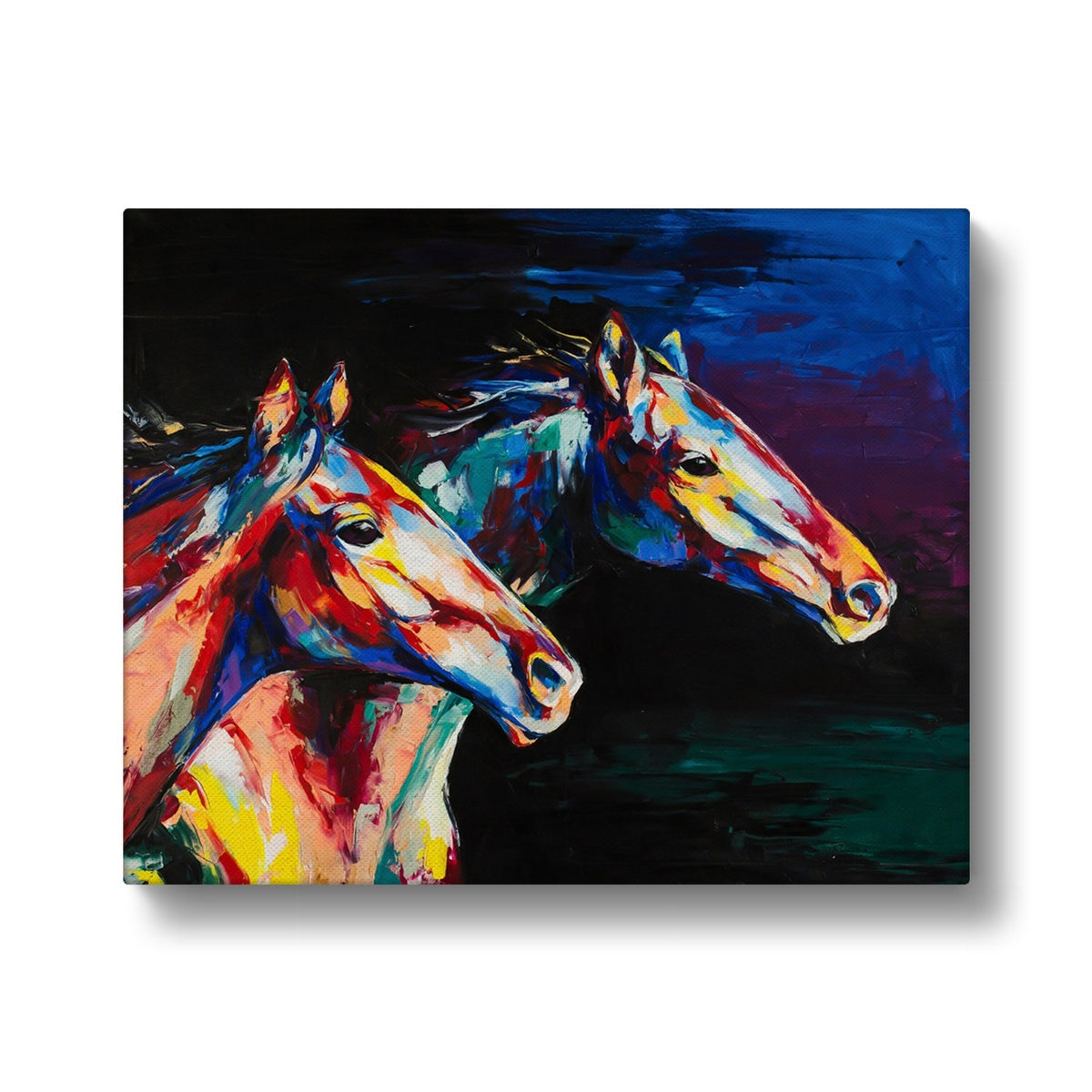 Kaleidoscopic Horses Canvas