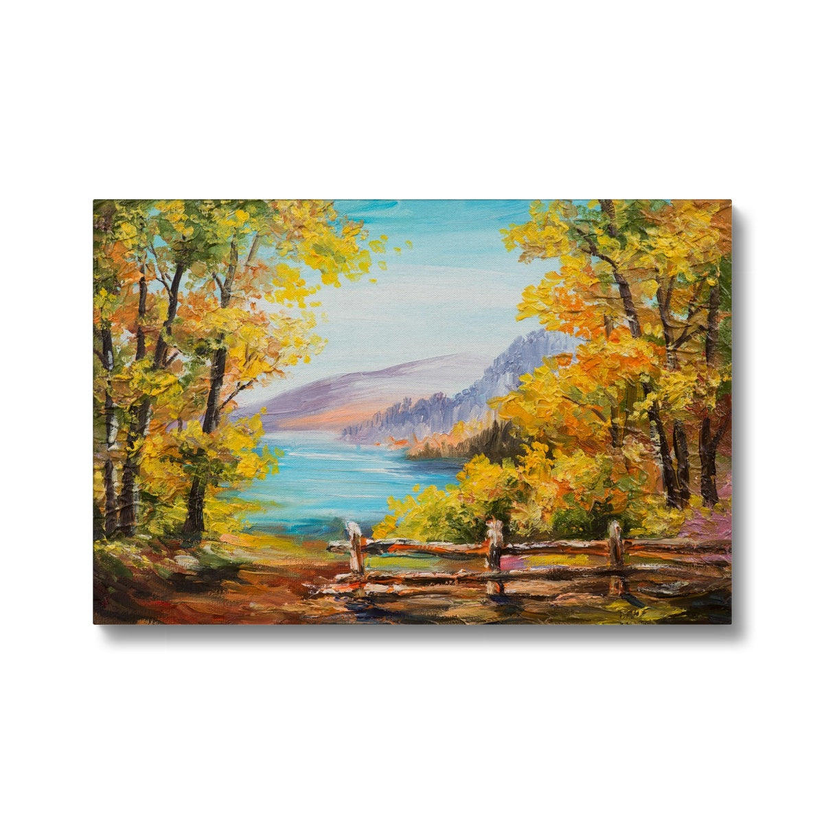 Classic Painting Of Lake Canvas