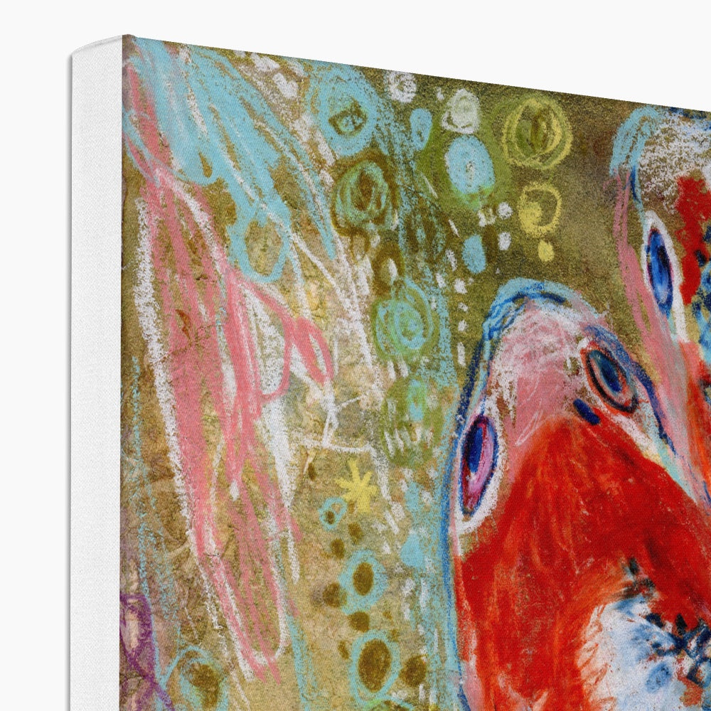 Astonishing Koi Fish Oil Portrait Canvas