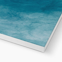 Light Blue Abstract Art Painting Canvas