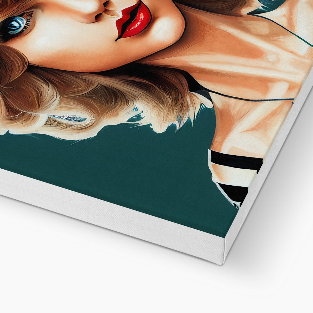 Taylor Swift Illustration Canvas