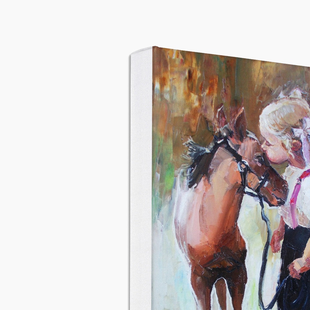 Little Boy & Horse Canvas