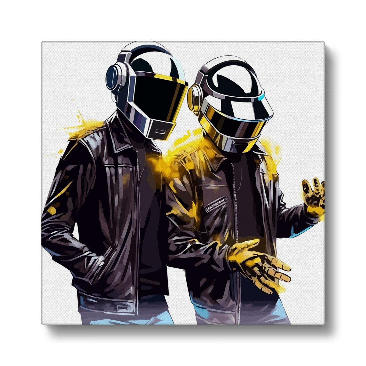 Dapper Daft Punk Art Canvas