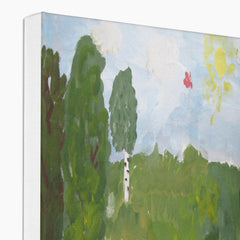 Horse In The Farm Canvas