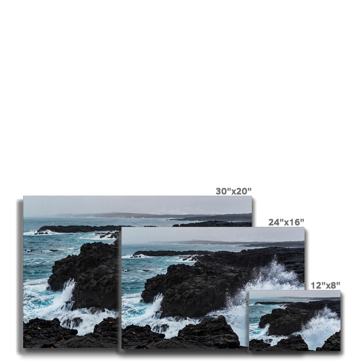 Mesmerising Brimketill Lava Rock Pool Canvas