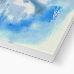 White Swan Watercolor Painting Canvas