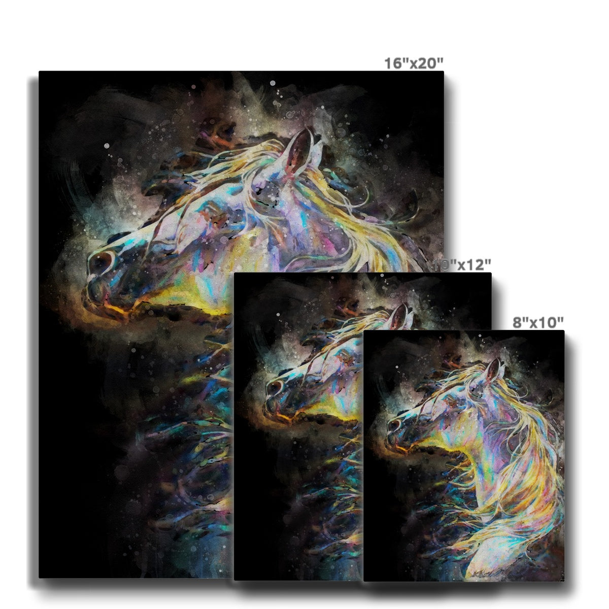 Exquisite Horse Portrait Canvas