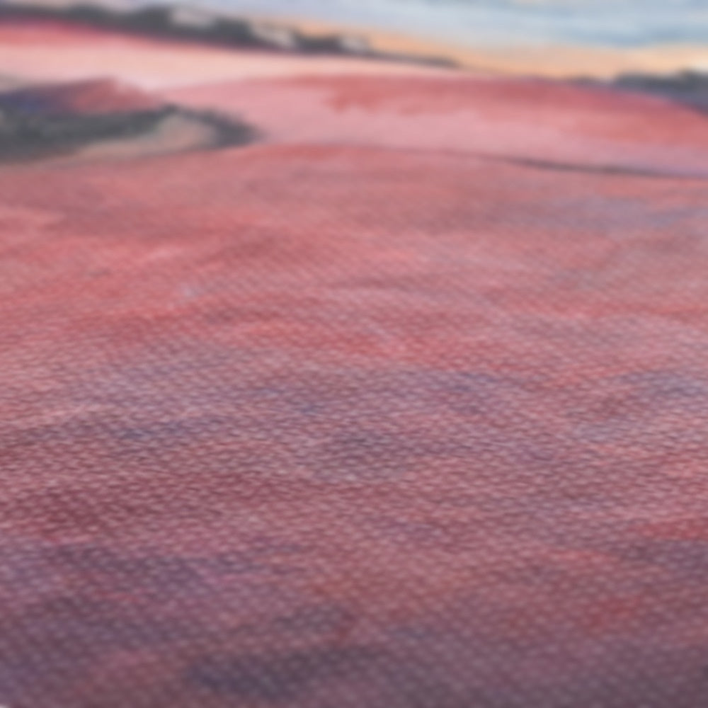 Horses & Pink Field Canvas