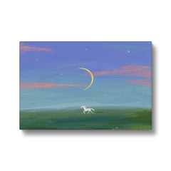 Horse & Moon Canvas