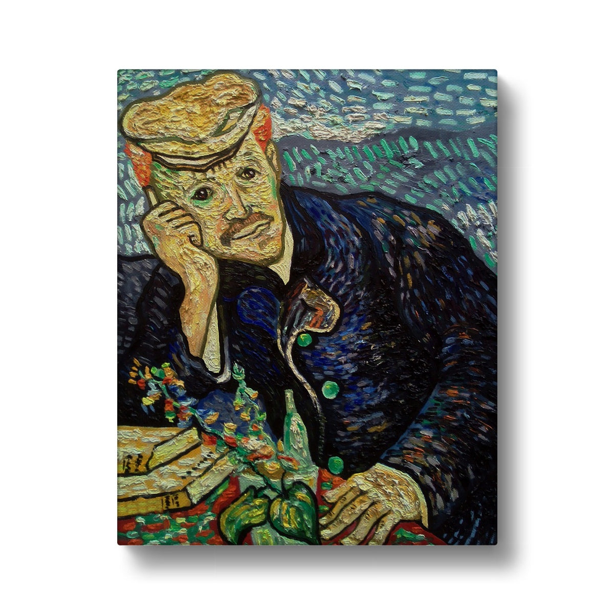 Dr. Gachet's Portrait By Van Gogh Canvas