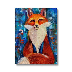 Charming Fox Portrait Canvas
