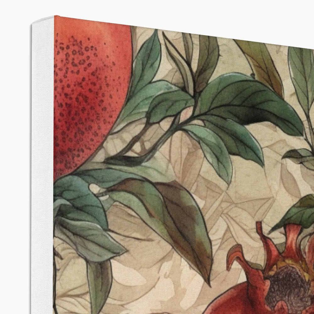 Pomegranates Season Painting Canvas