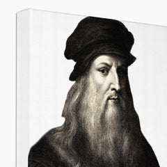 Leonardo Da Vinci Sketch Canvas